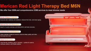 Merican Red Light Therapy Bed M6N